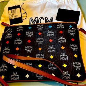 Limited stock! Price firm! MCM medium size crossbody pouch $480+ tax